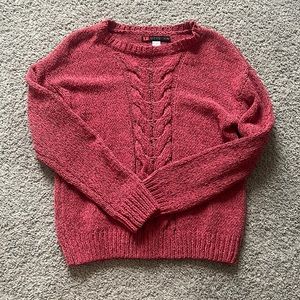 Ruby Pink Knit Women’s Sweater Size medium